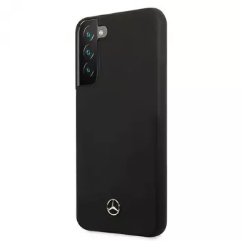 Mercedes-Benz MEHCS22MSILBK Silicone Hard Case for Samsung Galaxy S22+ (SM-S906) - Black