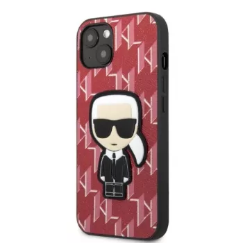 Karl Lagerfeld KLHCP13SPMNIKPI Hard Case Apple iPhone 13 mini 5,4 coll Red Monogram Ikonik Patch