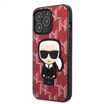 Karl Lagerfeld Ikonik Patch Hard Case iPhone 13 Pro Max 6,7 inch Sarkanā krāsā