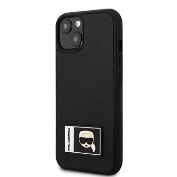 Karl Lagerfeld KLHCP13S3DKPK Ikonik Patch Hard Case iPhone 13 mini, Melns
