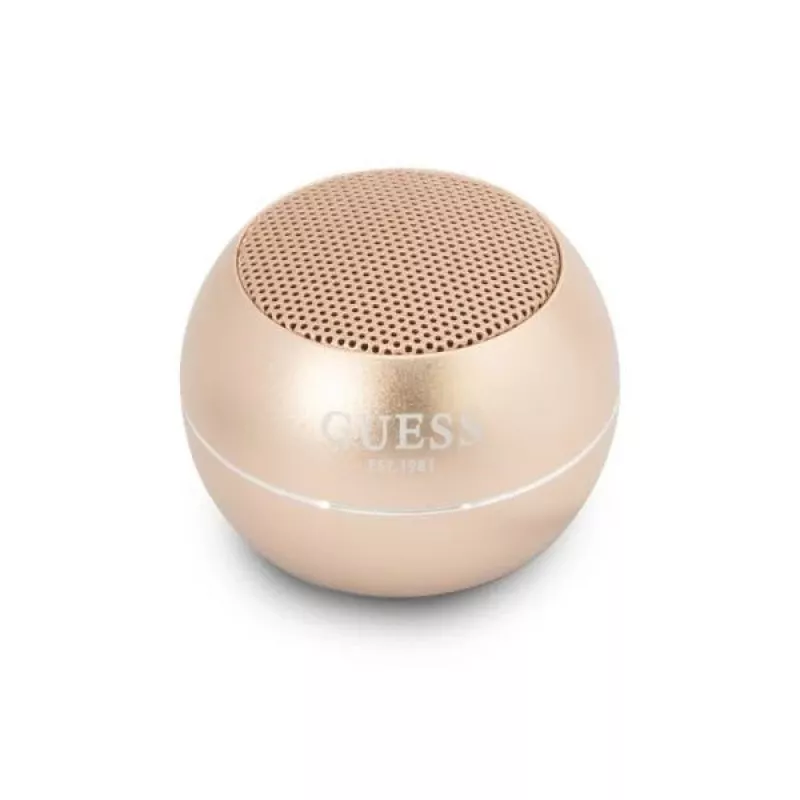 Guess GUWSALGEDSpeaker Mini Portable Bluetooth Speaker Gold