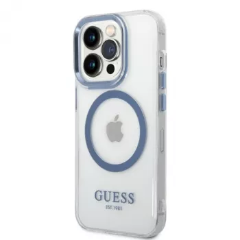 Guess Metal Outline MagSafe Hard Case Apple iPhone 14 Pro Max 6,7 inch - Zils