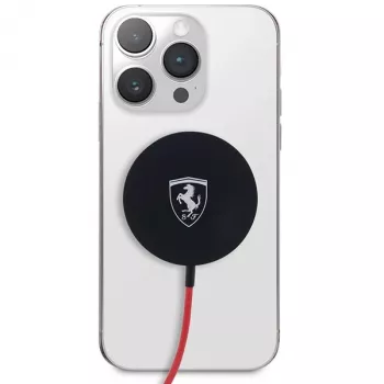 Ferrari FECBMSMENK 15W MagSafe Wireless Charging Pad - Black