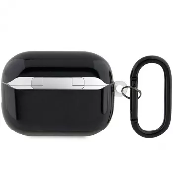 BMW AirPods Pro 2nd Generation Protective Cover Black with M-Stripe Design