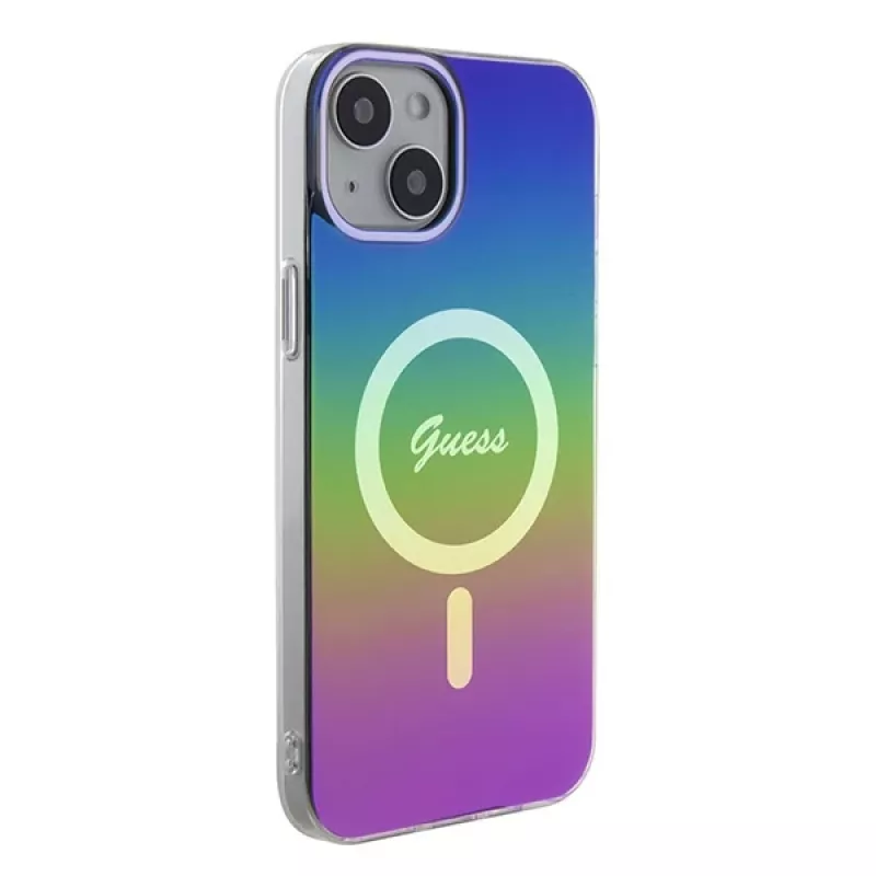 Guess IML Iridescent MagSafe Back Cover Apple iPhone 15 Plus, Multi-color