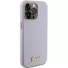 Guess GUHCP15LPGMCSL Glitter Glossy Script Hard Case iPhone 15 Pro 6,1 inch Ceriņkrāsa