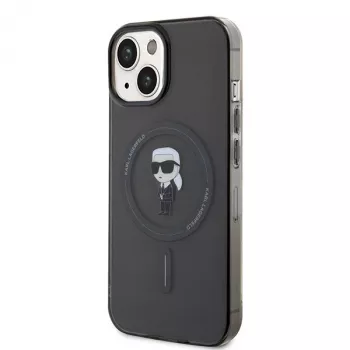 Karl Lagerfeld Ikonik Hardcase MagSafe iPhone 13/14/15 6,1 inch Melns