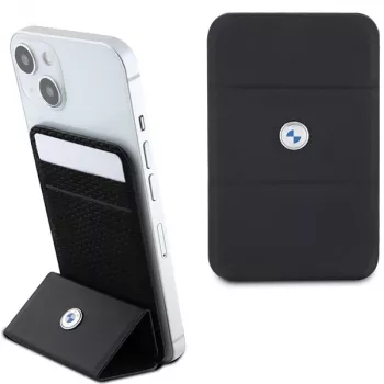 BMW Card Slot Stand Wallet MagSafe Signature Collection Black