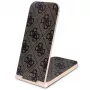 Guess Foldable 2-in-1 Wireless Charger GUDCFAL4PEGW 15W Brown 4G Pattern MagSafe