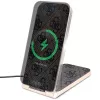 Guess Foldable 2-in-1 Wireless Charger GUDCFAL4PEGW 15W Brown 4G Pattern MagSafe