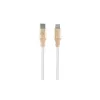 Guess GUCLLALRGDD USB-C uz Lightning kabelis 1,5m Ātrā uzlāde Gaiši zelts ar reljefu logotipu