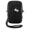 Hello Kitty Quilted Bows Strap - pār plecu nēsājams telefona maciņš (melns)