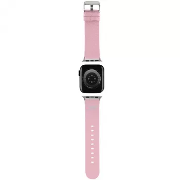 Hello Kitty HKAWMPGKHP Silikona siksniņa Apple Watch 38/40/41mm Rozā