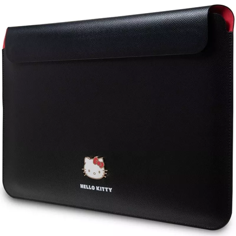 Hello Kitty Sleeve HKCS14PGHDLMK 14 inch Black PU Metal Logo