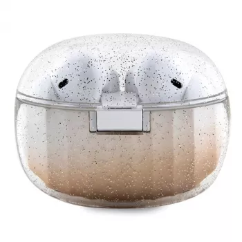 Guess Glitter Gradient Bluetooth TWS Earbuds ar uzlādes futrāli (Zelts)