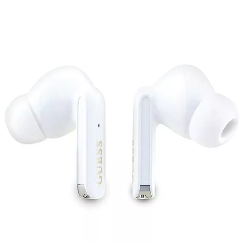 Guess Glitter Gradient Bluetooth TWS Earbuds ar uzlādes futrāli (Zelts)