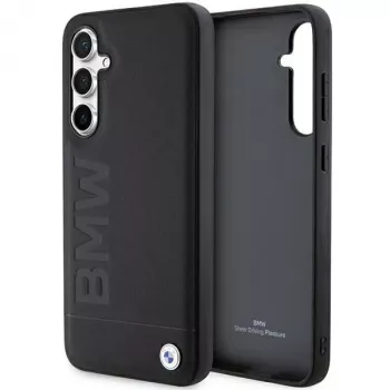 BMW S23 FE S711 Black Leather Hot Stamp Case Samsung Galaxy S23 FE