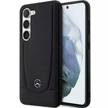 Mercedes-Benz S23 FE Hardcase Leather Urban Black for Samsung Galaxy S23 FE