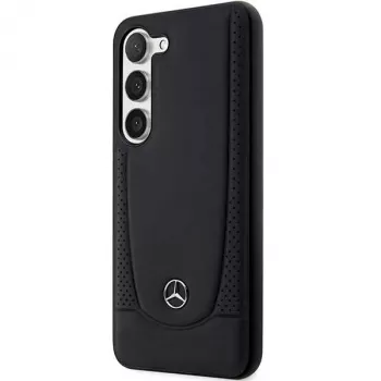 Mercedes-Benz S23 FE Hardcase Leather Urban Black for Samsung Galaxy S23 FE