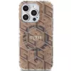 Guess G-Cube Hardcase iPhone 15 Pro 6,1 inch Brūns IML MagSafe