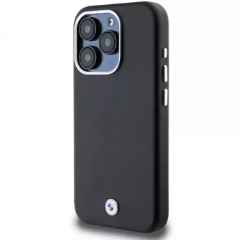 BMW Signature Wrapped Metal MagSafe Case Apple iPhone 15 Pro 6,1 inch Melns