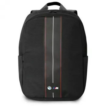 BMW BMBP15COMPVSKR 16 mugursoma, melna, neilons, Red Stripe