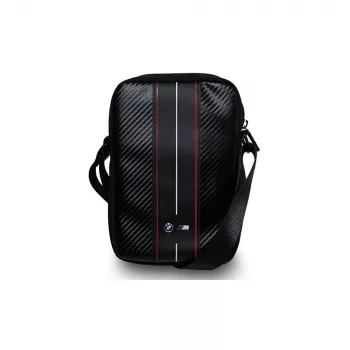 BMW M Collection Carbon Red Stripes Tabletes Maciņš 10 collu Planšetēm, Melns