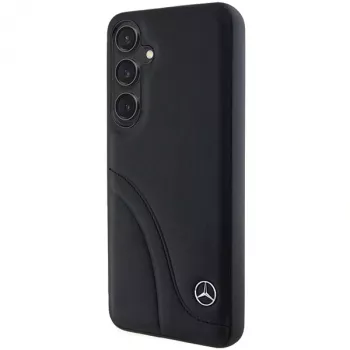 Mercedes-Benz MEHCS24M23RBCSK S24+ S926 Black Hardcase Leather Curved Stitches for Samsung Galaxy S24+