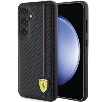 Ferrari FEHCS24MN3DUR S24+ S926 Black Hardcase Carbon Printed Line