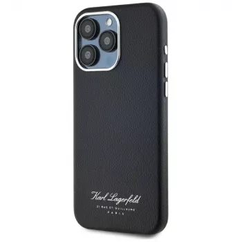 Karl Lagerfeld Hotel RSG Case for Apple iPhone 15 Pro, Black