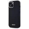 DKNY DKHMP15SPSCMCLK iPhone 15 6,1 inch Black Hardcase Plain Logo MagSafe