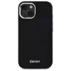 DKNY DKHMP15SPSCMCLK iPhone 15 6,1 inch Black Hardcase Plain Logo MagSafe