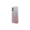 Guess IML Glitter Gradient MagSafe Case iPhone 16 (Rozā)