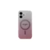 Guess IML Glitter Gradient MagSafe Case iPhone 16 (Rozā)