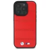 BMW M Collection M Perforated And Stitched Line Hardcase iPhone 16 Pro Max 6.9 inch Red MagSafe