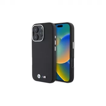 BMW M Edition Kevlar Wrapped Metal Hard Case Apple iPhone 16 Pro Max 6,9 inch - Melns