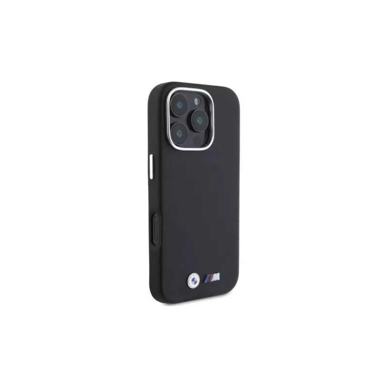 BMW M Edition Kevlar Wrapped Metal Hard Case Apple iPhone 16 Pro Max 6,9 inch - Melns