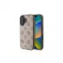 Guess Peony Script MagSafe Maciņš iPhone 16 (Brūns)