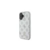 Guess GUHMP16SPGPYSH iPhone 16 6,1 inch White Hardcase Peony Script Logo MagSafe