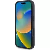 BMW Hot Stamp Leather Hard Case iPhone 16 Pro 6,3 inch Melns