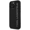KARL LAGERFELD HC 3D Rubber Elongated Glitter Case Apple iPhone 16 Pro, Melns