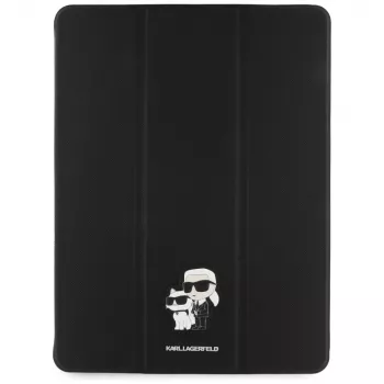 Karl Lagerfeld KLFC13RM24SAKCK iPad Air 13 M2 2024 / M3 2025 / M4 2026 Book Cover Black Saffiano Magnetic Karl & Choupette