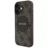 Guess 4G Circle Classic Logo MacCase iPhone 16, Brūna