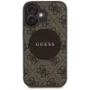 Guess 4G Circle Classic Logo MacCase iPhone 16, Brūna