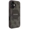 Guess 4G Circle Classic Logo MacCase iPhone 16, Brūna