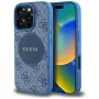 Guess 4G Circle Classic Logo MacSafe Macītis iPhone 16 Pro Zils
