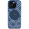 Guess 4G Circle Classic Logo MacSafe Macītis iPhone 16 Pro Zils