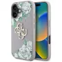 Guess Grained Roses Big 4G Logo Case Apple iPhone 16 - Purple