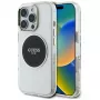 Guess IML Metal Colored Circle Classic Logo MacSafe Macītis iPhone 16 Pro Max (Melns)