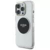 Guess IML Metal Colored Circle Classic Logo MacSafe Macītis iPhone 16 Pro Max (Melns)